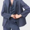 Giacca da completo strutturata con strass