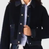 Giacca in bouclé e denim