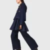 Giacca in denim con ecopelle Giacca in denim con ecopelle