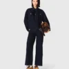 Giacca in denim con fiocco Giacca in denim con fiocco