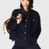 Giacca in denim con fiocco Giacca in denim con fiocco