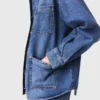 Giacca in denim slavato Giacca in denim slavato