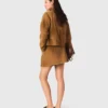 Giacca in pelle scamosciata Giacca in pelle scamosciata
