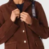 Giacca in pelle scamosciata Giacca in pelle scamosciata