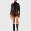 Giacca in pelle stile biker Giacca in pelle stile biker