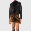 Giacca in pelle stile biker Giacca in pelle stile biker
