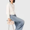 Giacca in tweed con bordi in perline