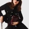 Giacca lunga in tweed