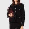 Giacca lunga in tweed