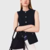 Giacca senza maniche in tweed Giacca senza maniche in tweed