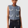 Gilet in tweed