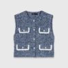 Gilet in tweed