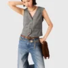 Gilet sartoriale a quadri Gilet sartoriale a quadri
