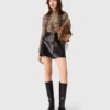 Gonna corta in pelle Gonna corta in pelle