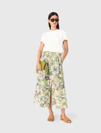 Gonna lunga stampata con shorts Gonna lunga stampata con shorts