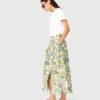 Gonna lunga stampata con shorts Gonna lunga stampata con shorts