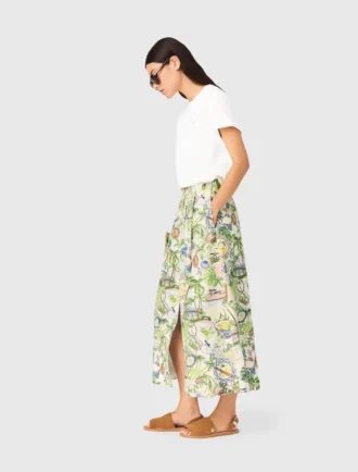Gonna lunga stampata con shorts Gonna lunga stampata con shorts