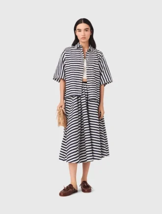 Gonna midi in misto lino Gonna midi in misto lino