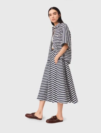 Gonna midi in misto lino Gonna midi in misto lino