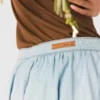 Gonna-pantaloncino a palloncino in chambray Gonna-pantaloncino a palloncino in chambray
