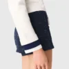 Gonna-pantaloncino decorata con effetto a strati Gonna-pantaloncino decorata con effetto a strati