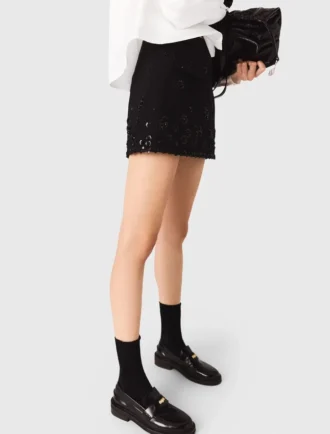 Gonna-pantaloncino ricamata Gonna-pantaloncino ricamata
