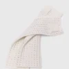 Guanti in lana e strass