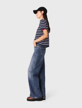 Jeans a gamba larga