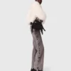 Jeans a gamba larga con perline Jeans a gamba larga con perline