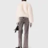 Jeans a gamba larga con perline Jeans a gamba larga con perline
