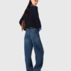 Jeans a palloncino con martingala Jeans a palloncino con martingala