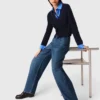 Jeans a palloncino con martingala Jeans a palloncino con martingala