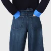 Jeans a palloncino con martingala Jeans a palloncino con martingala