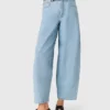Jeans a palloncino testurizzati