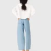 Jeans a palloncino testurizzati