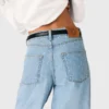 Jeans a palloncino testurizzati