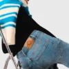 Jeans a zampa con catena Jeans a zampa con catena