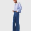 Jeans a zampa con strass Jeans a zampa con strass