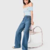 Jeans a zampa intrecciati Jeans a zampa intrecciati