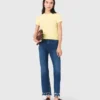 Jeans bootcut con perline Jeans bootcut con perline