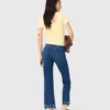 Jeans bootcut con perline Jeans bootcut con perline