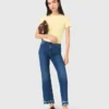 Jeans bootcut con perline Jeans bootcut con perline