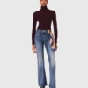 Jeans bootcut con tasche con cerniera Jeans bootcut con tasche con cerniera