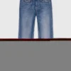 Jeans bootcut con tasche con cerniera Jeans bootcut con tasche con cerniera