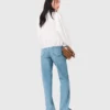 Jeans dritti con catene