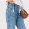 Jeans dritti con catene
