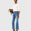 Jeans in denim con tasche Jeans in denim con tasche