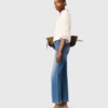 Jeans in denim con tasche Jeans in denim con tasche