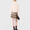 Kilt a quadri con strass Kilt a quadri con strass