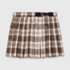 Kilt a quadri con strass Kilt a quadri con strass